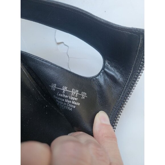 Franco Sarto Zip Wedge Heels for Women size 7 Office Wear Date Night Wedding - Picture 6 of 9